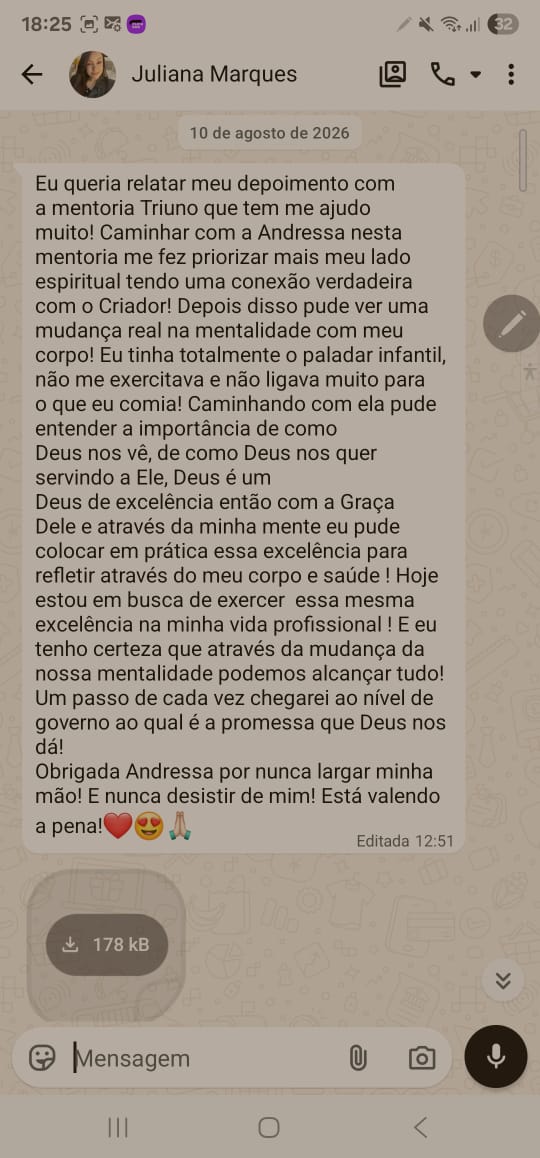 Depoimento de Juliana Marques